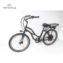 48v 1000w rear hub motor electric beach cruiser bike for girls